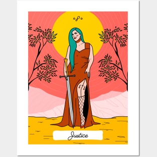 Tarot - Justice Posters and Art